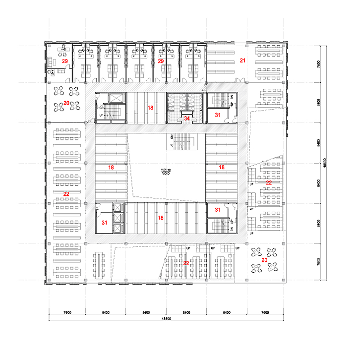 Library Building Plan