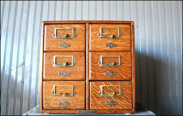 Library Card Cabinet