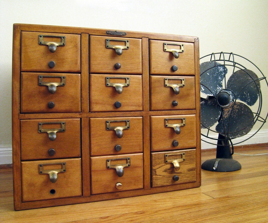 Library Card Cabinet