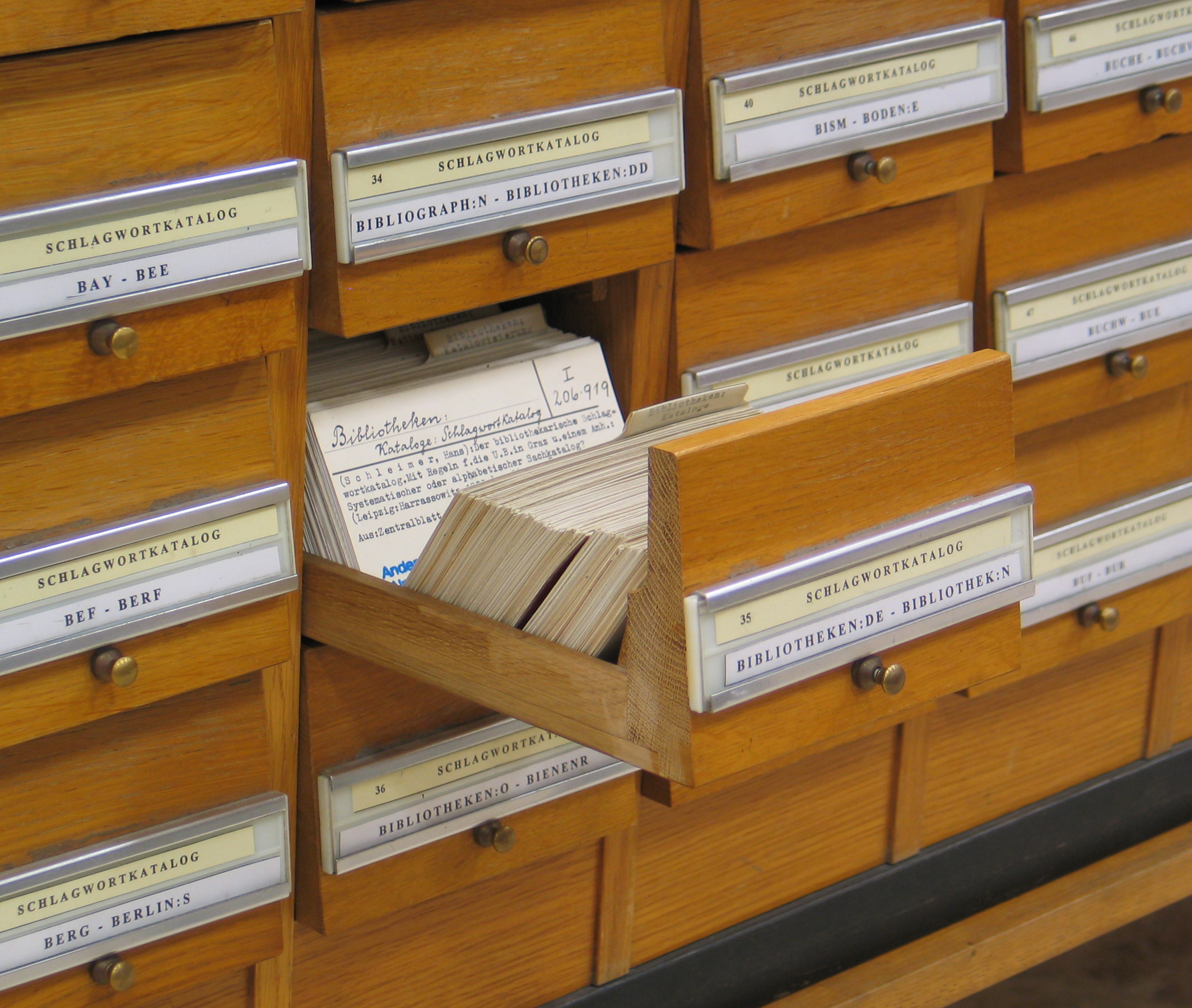 Library Card Catalogue