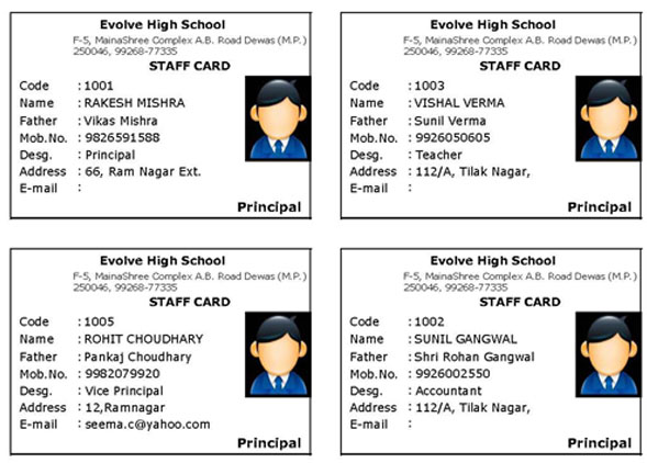 Library Card Template