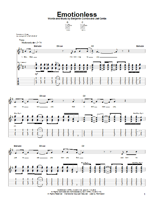 Lifestyles Of The Rich And Famous Good Charlotte Chords