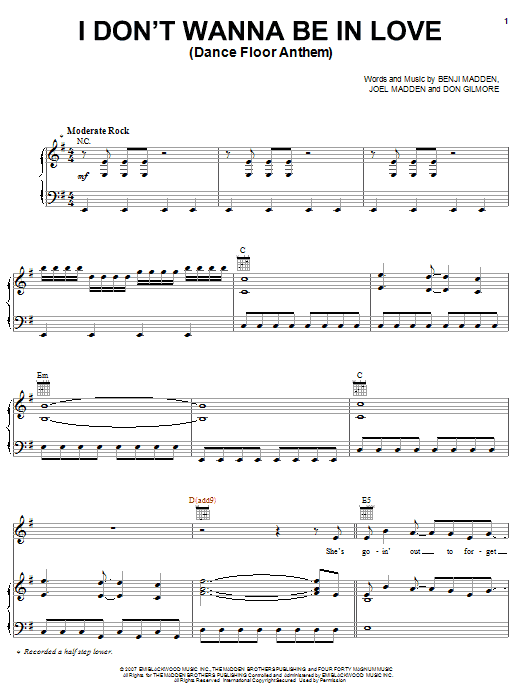 Lifestyles Of The Rich And Famous Good Charlotte Chords