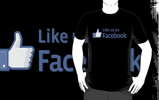 Like Us On Facebook Logo Black