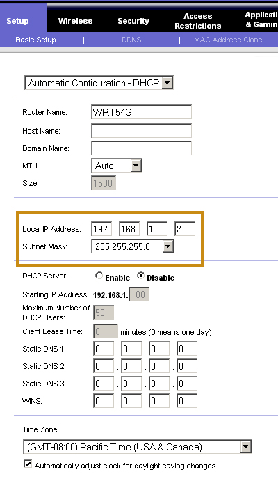 Linksys Router Ip Conflict