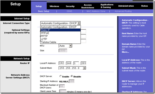 Linksys Router Ip Login