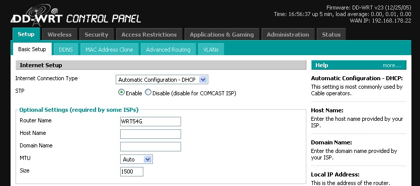 Linksys Router Ip Wrt54g