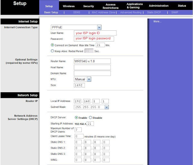 Linksys Router Ip Wrt54g