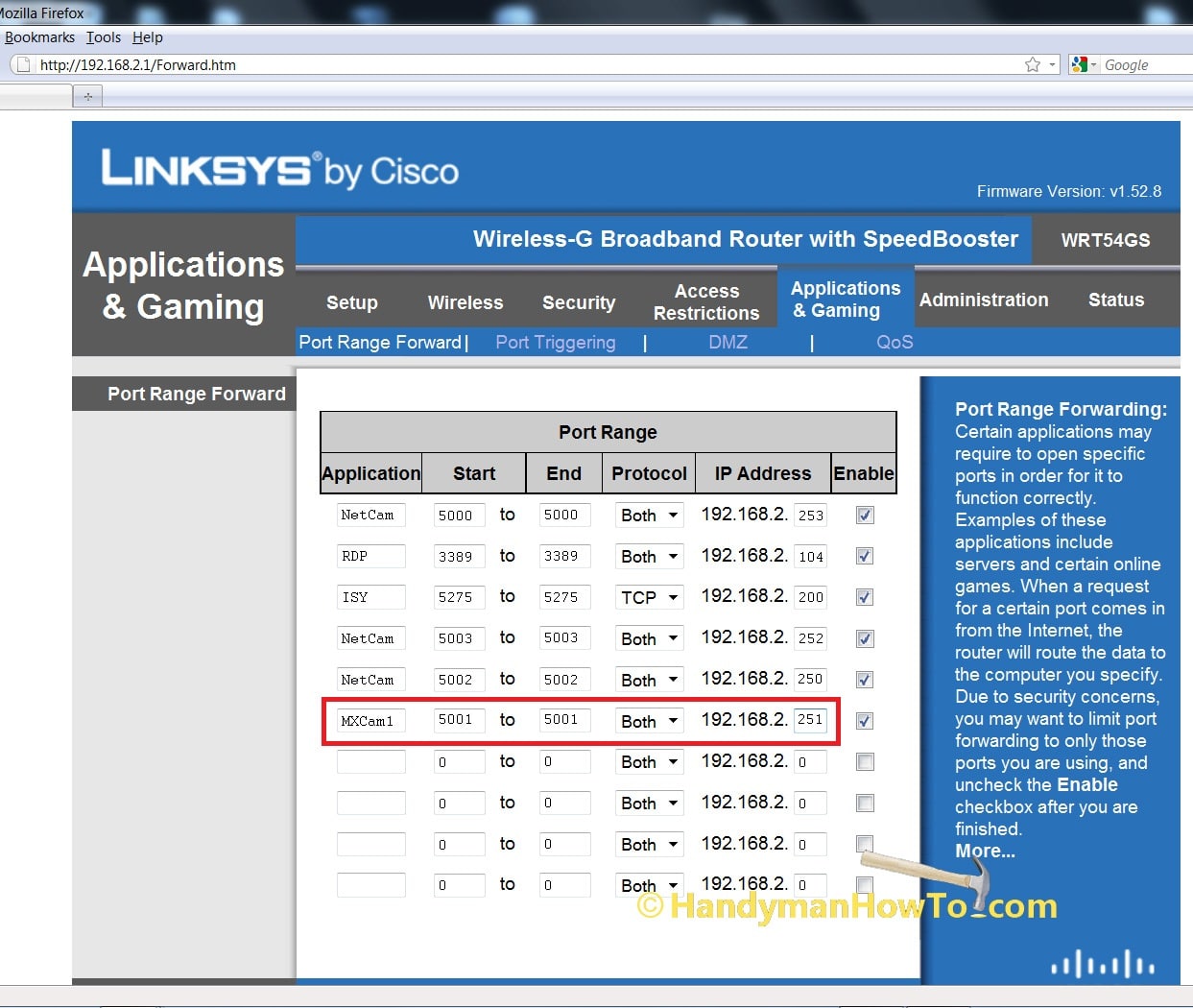 Linksys Router Ip Wrt54g