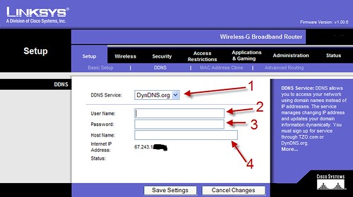 Linksys Router Login Page