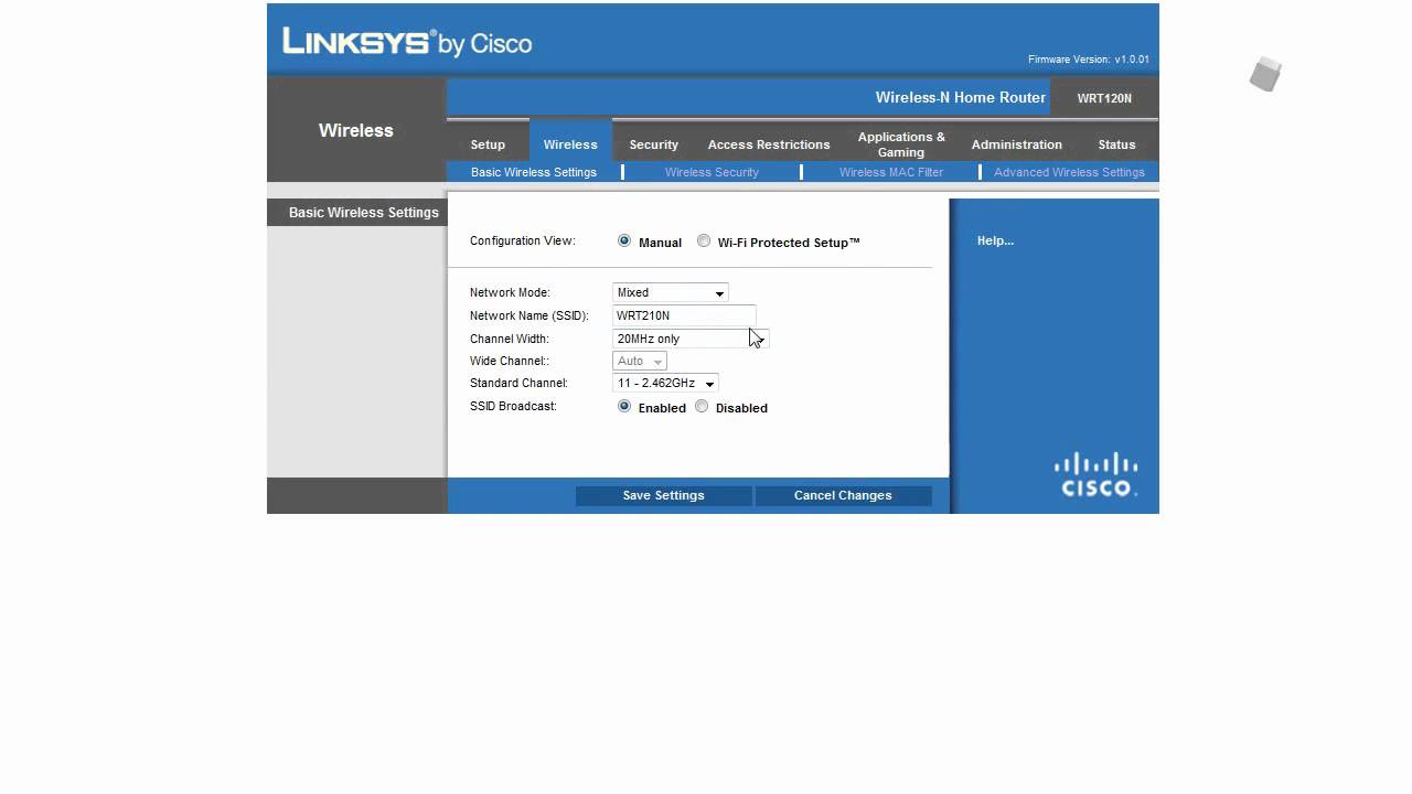 Linksys Router Login Wrt120n