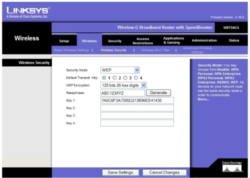 Linksys Router Login Wrt54g Default