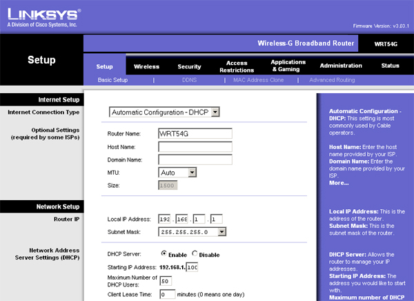 Linksys Router Wrt54g2 Reset