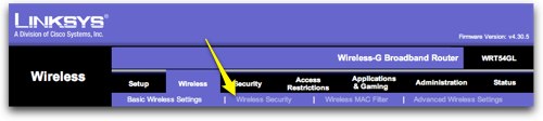 Linksys Wrt54g Wireless Security Mode Disabled