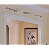 Live Simply Laugh Often Love Deeply Wall Decal