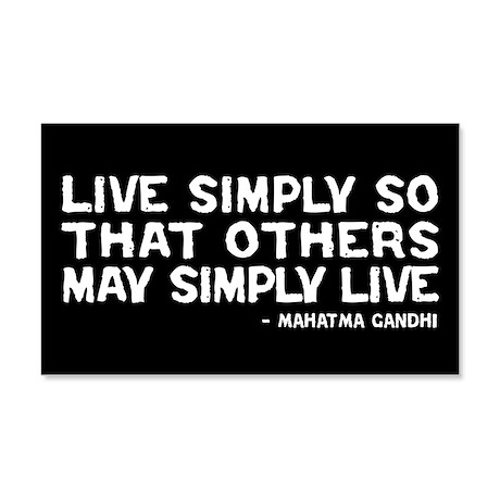 Live Simply Quotes Ghandi