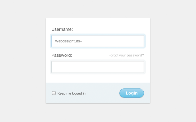 Login Form Design In Css