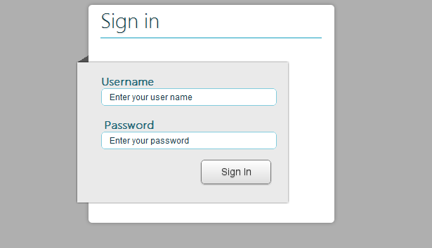 Login Form In Html5 And Css3