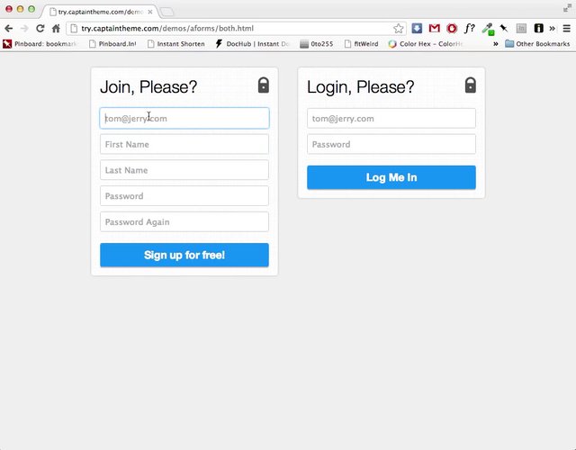 Login Form In Html5 And Css3