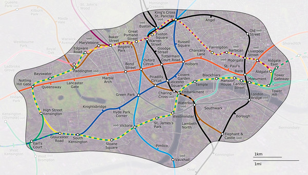 London England City Map