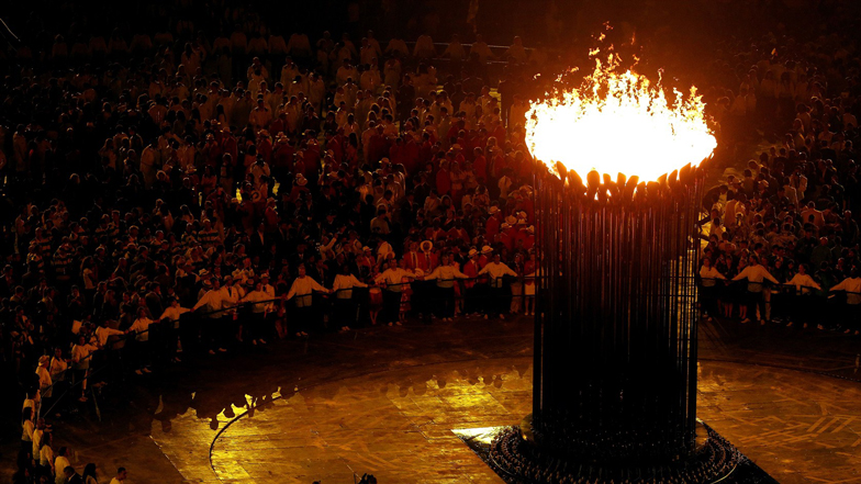 London Olympics 2012 Torch Lighting