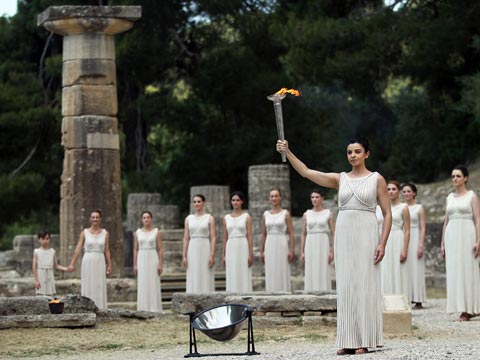 London Olympics 2012 Torch Lighting