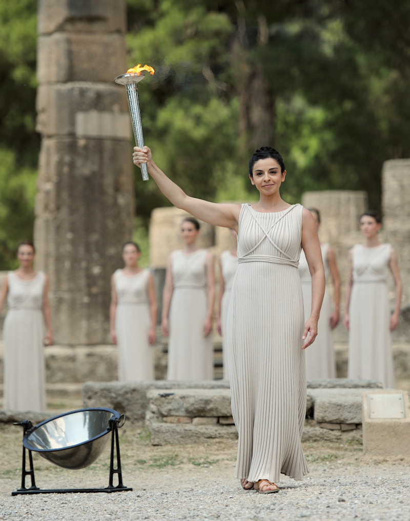 London Olympics 2012 Torch Lighting Ceremony