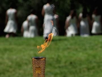 London Olympics 2012 Torch Lighting Ceremony