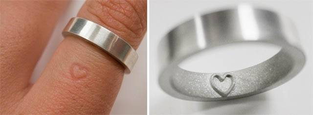 Love Heart Imprint Ring