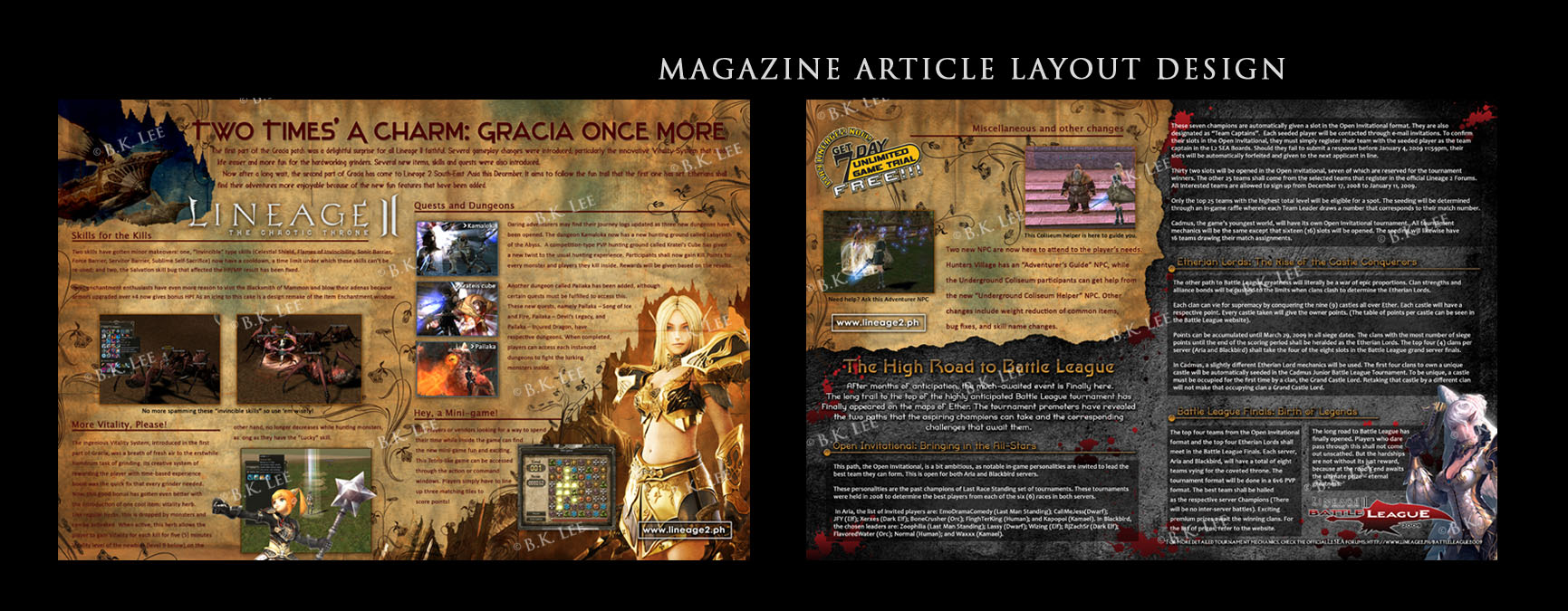 Magazine Article Layout