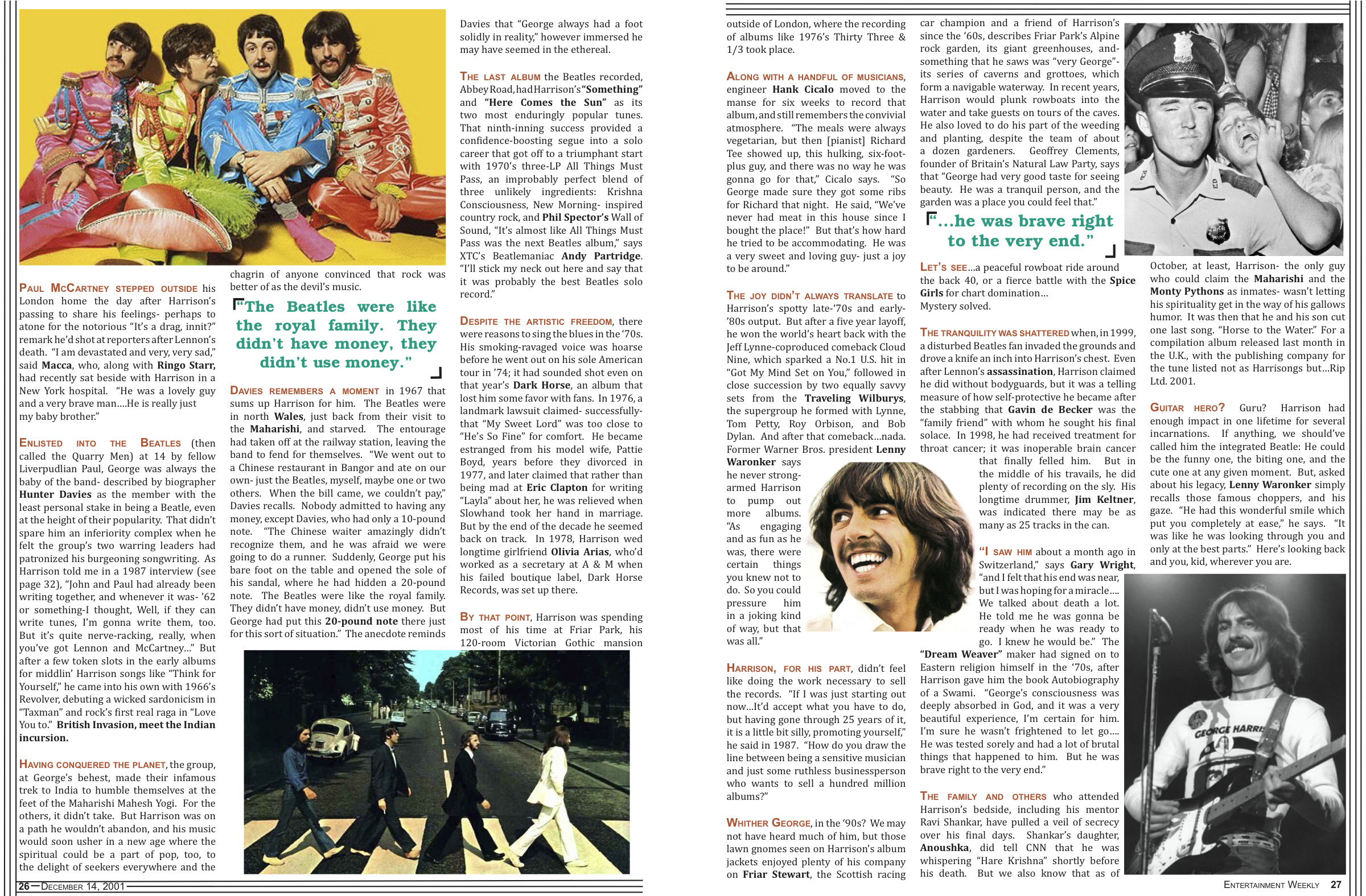 Magazine Article Layout Design