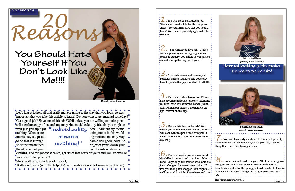 Magazine Article Layout Design