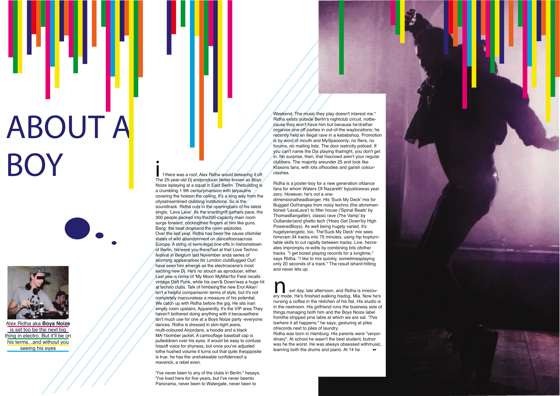 Magazine Article Layout Design