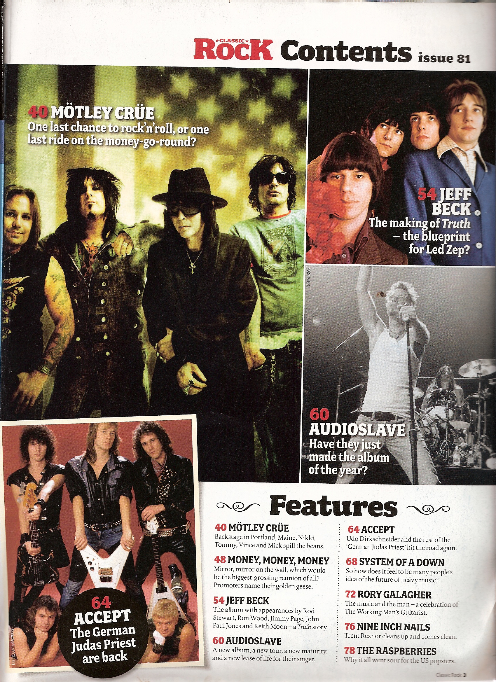 Magazine Contents Page Design