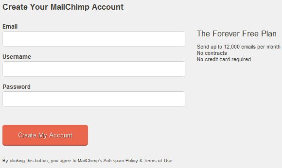 Mailchimp Facebook Sign Up Form