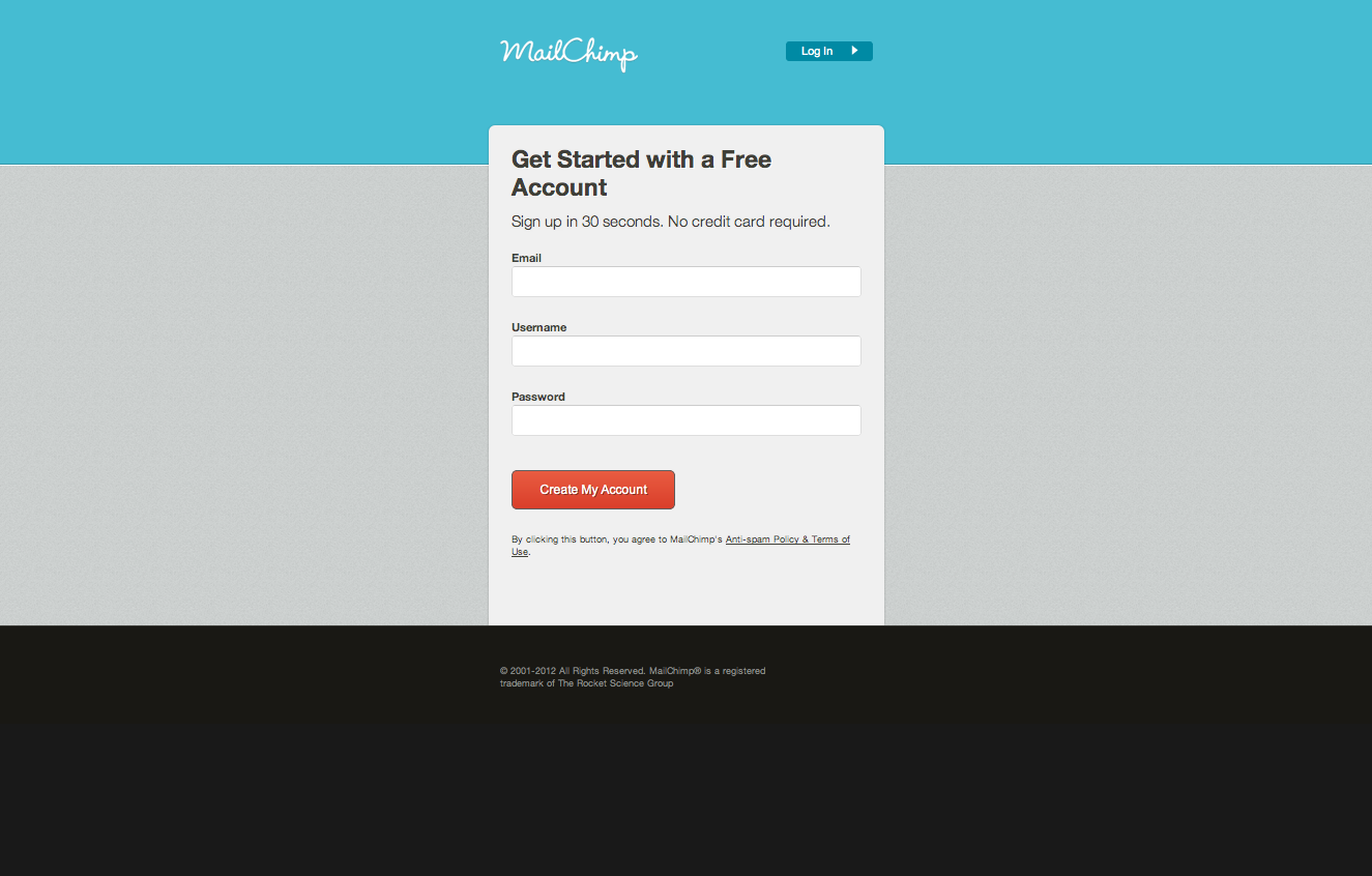 Mailchimp Signup Form Examples