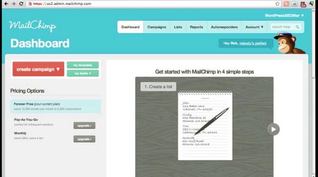 Mailchimp Signup Form Wordpress