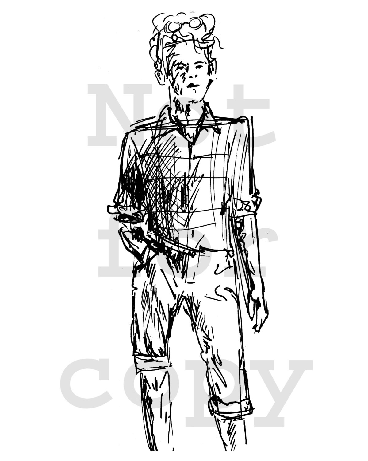 Male Fashion Sketches Black And White