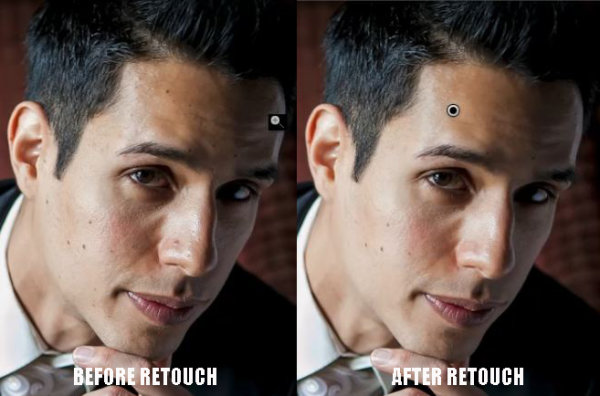 Male Model Photoshop Before After