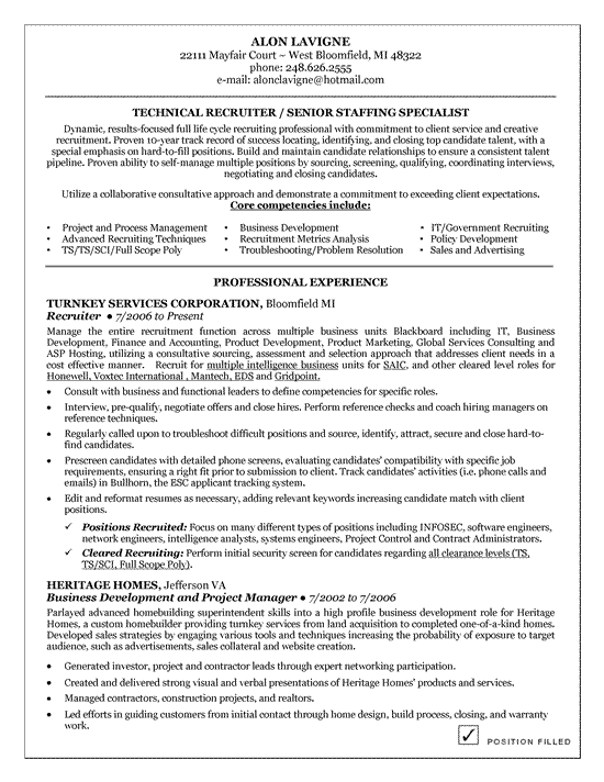 Management Consulting Resume