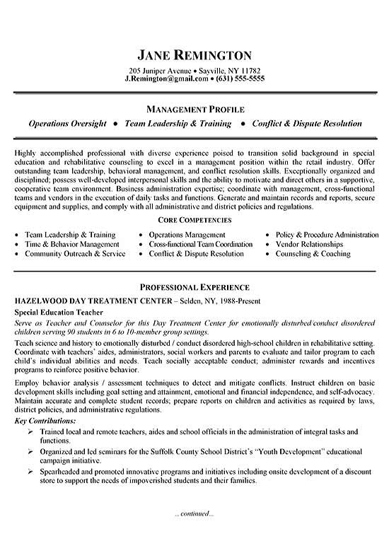 Management Consulting Resume Examples