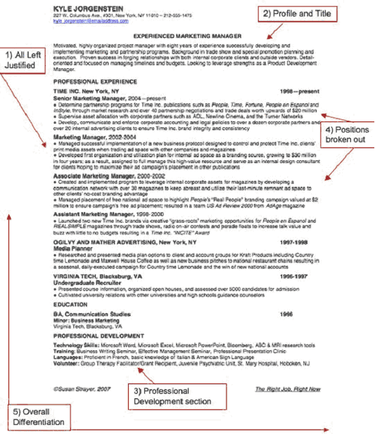 Management Consulting Resume Review