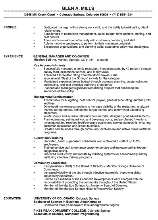 Management Consulting Resume Review