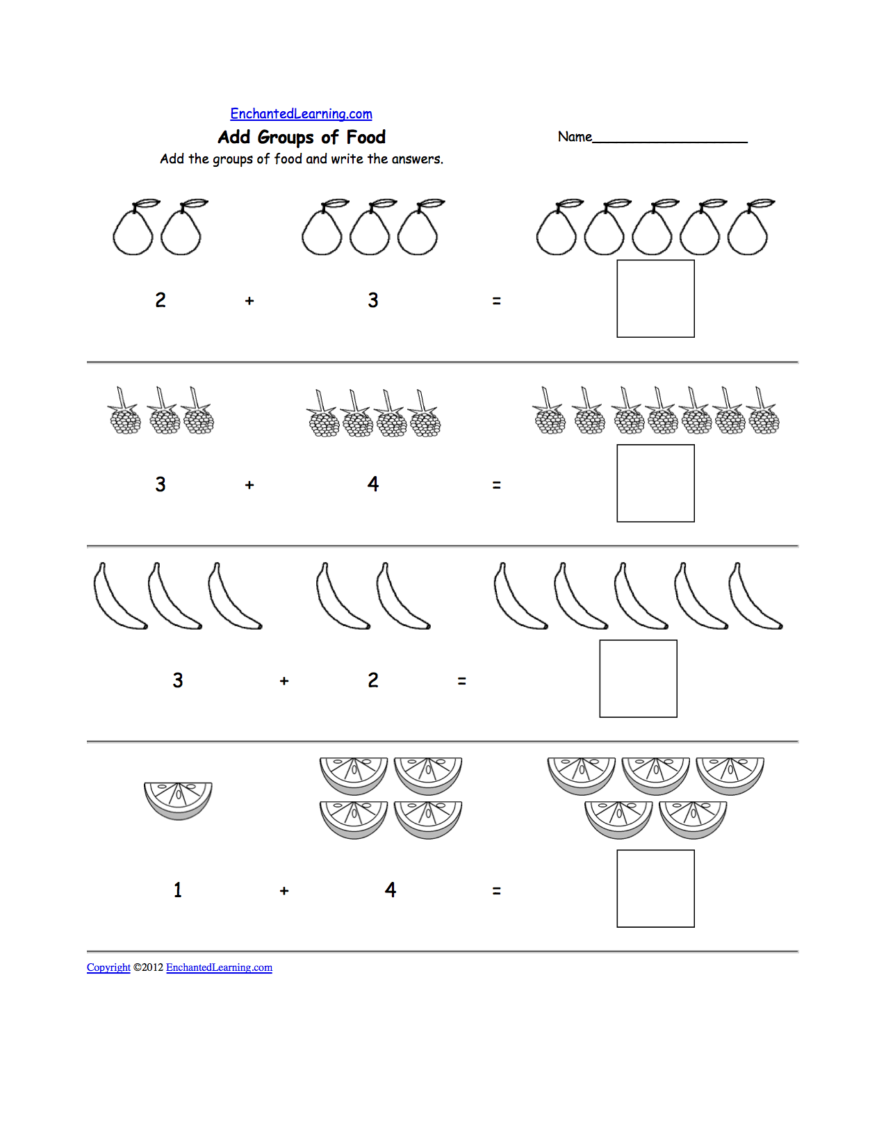 Maths Homework Sheets Year 1