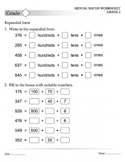 Maths Homework Sheets Year 4