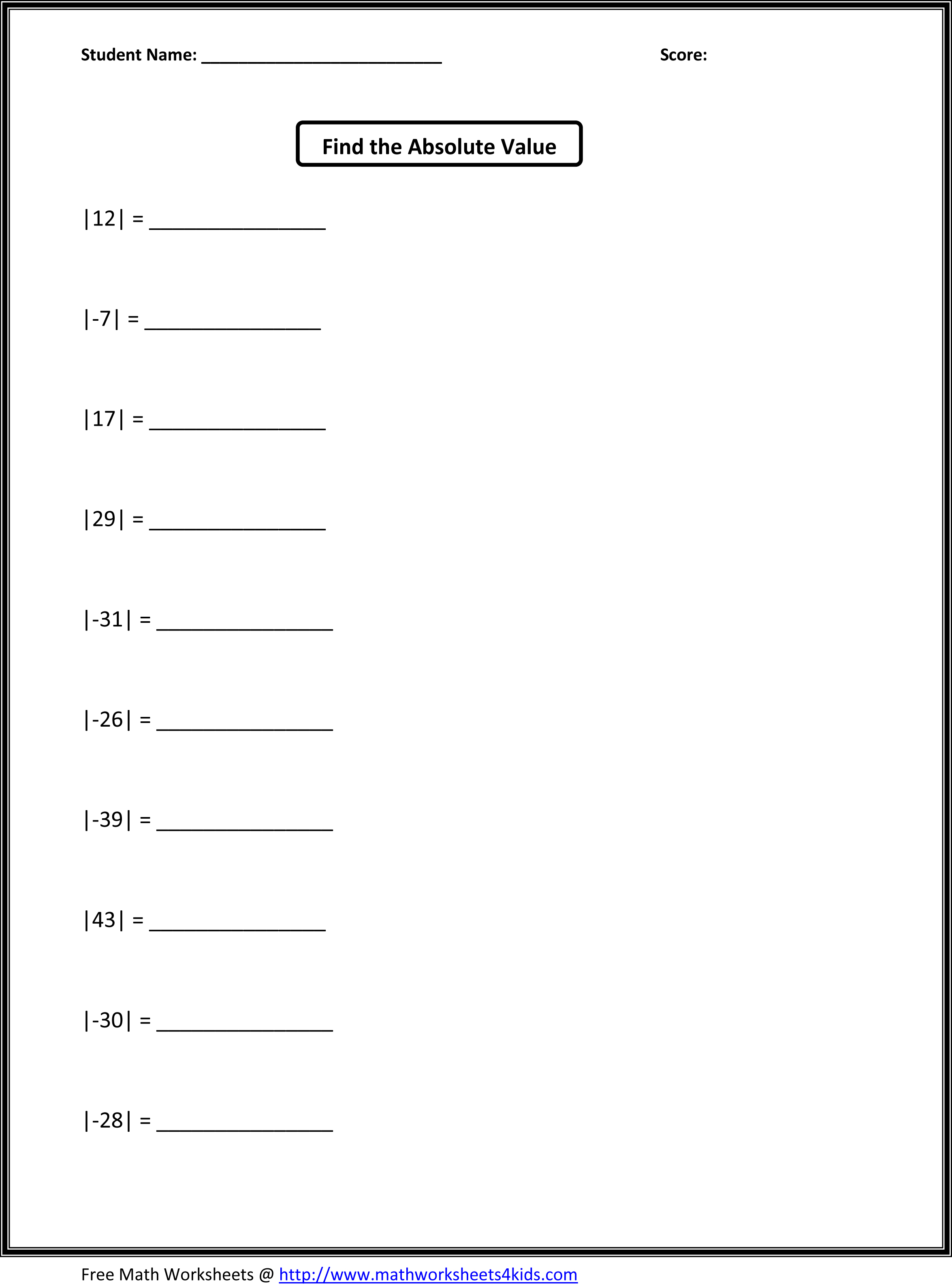 Maths Homework Sheets Year 5