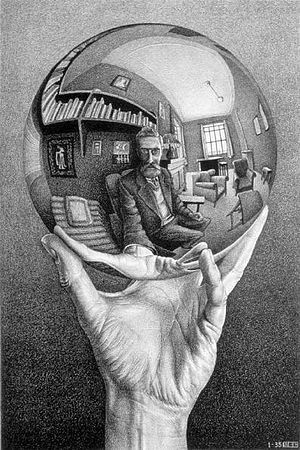 Mc Escher Hands Tattoo