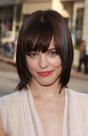 Medium Haircuts For Thin Hair With Bangs