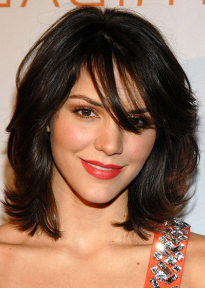 Medium Hairstyles 2013 With Side Bangs