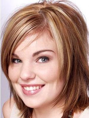 Medium Hairstyles For Round Faces 2012